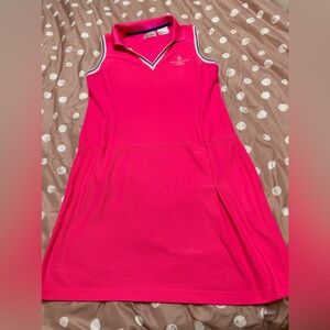 Four season golf dress hot pink large